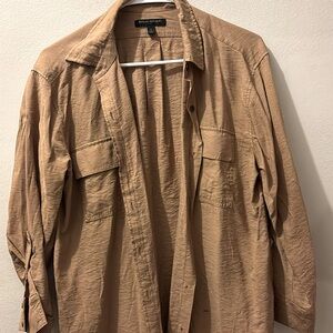 Banana republic button down military shirt with front pockets. Size small